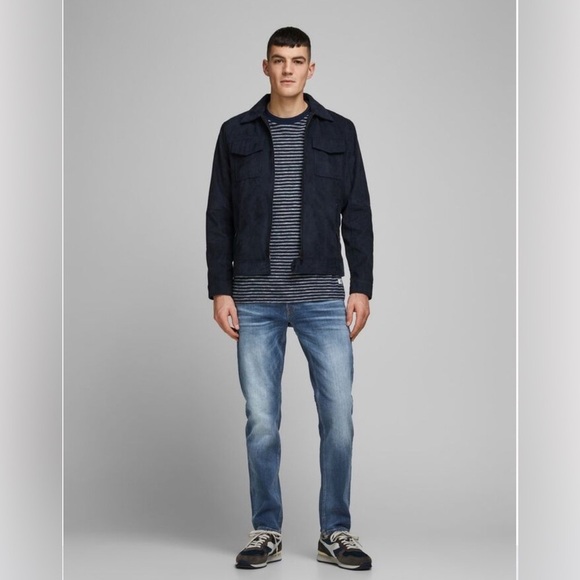 Men’s Jack & Jones Medium-Washed Denim Comfort Fit Mike-Style Jeans W36/L34 - Picture 2 of 15